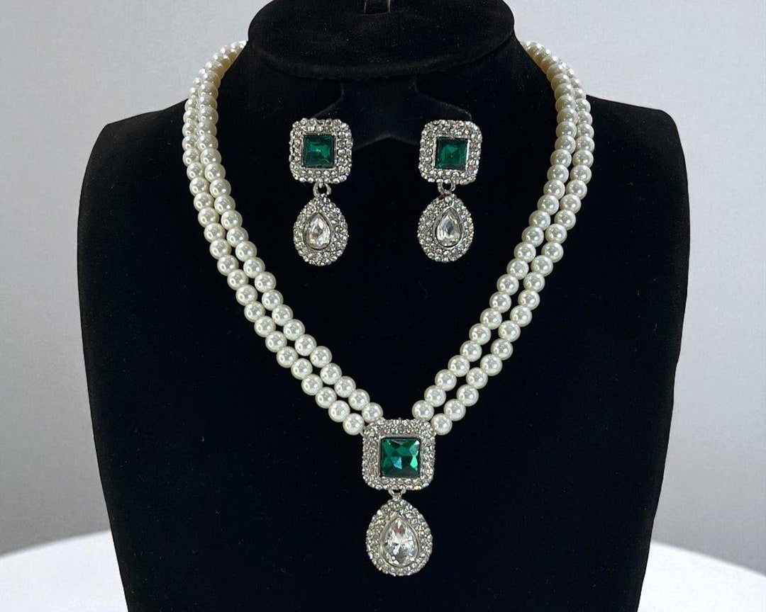 CMLH00063 SDQ Square/Tear Drop Mala Set - CMLH