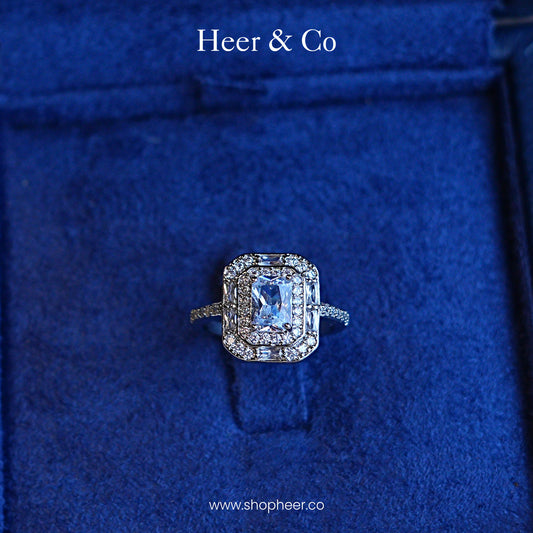 Parisian Halo Ring