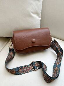 Mini Chain Decor Quilted Flap Fashionable Square Bag