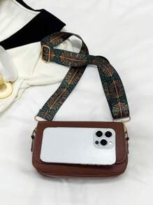 Mini Chain Decor Quilted Flap Fashionable Square Bag