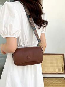 Mini Chain Decor Quilted Flap Fashionable Square Bag