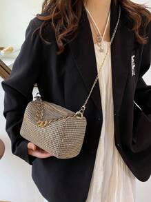 Rhinestone Clutch Bag