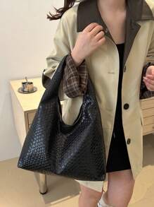 PU Leather Fashion Large Capacity Shoulder Bag