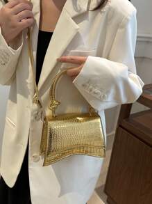 Fashionable Mini PU Handbag, Convenient For Commuting & Travel, Women
