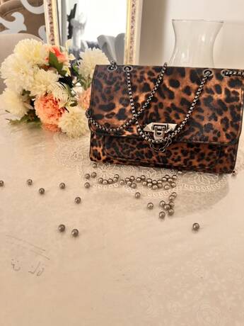New Vintage Leopard Print PU Leather Flap Square Bag, Outdoor Vacation Travel Crossbody Bag, Elegant Banquet Party Mobile Phone Coin Purse