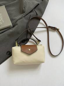 Elegant Style Solid Color With Adjustable Strap Mini Top Handle Bag ,Gift Bag Perfect For Party, Prom Dress, Suitable For University/College Classroom / Festivals