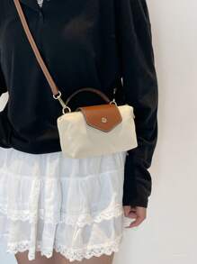 Elegant Style Solid Color With Adjustable Strap Mini Top Handle Bag ,Gift Bag Perfect For Party, Prom Dress, Suitable For University/College Classroom / Festivals