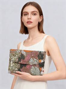 Luna Bloom Clutch