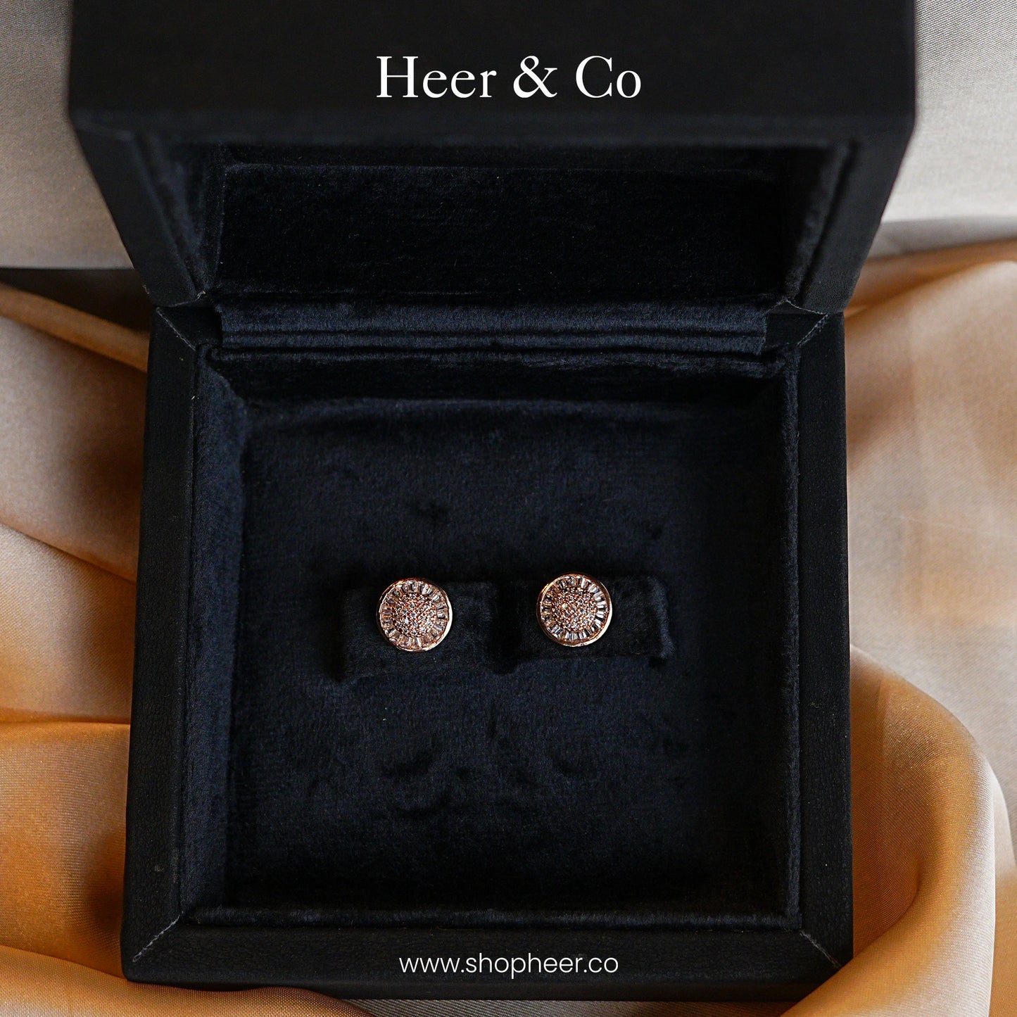 Golden Halo Studs