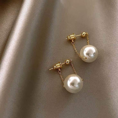 CEDH032 ZLX Pearl Drop Earrings