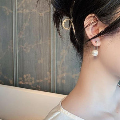 CEDH032 ZLX Pearl Drop Earrings