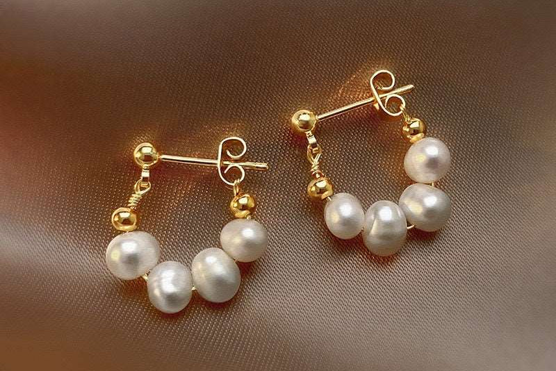 CEDH491 XST Pearl Drop Earrings