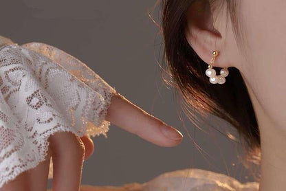 CEDH491 XST Pearl Drop Earrings