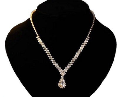 CNSH005 YJJ Flower Tear Necklace Set