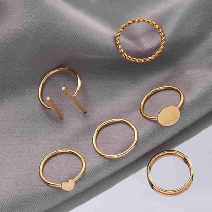 CRGH280 LSH 6 Midi Rings Wholesale Price