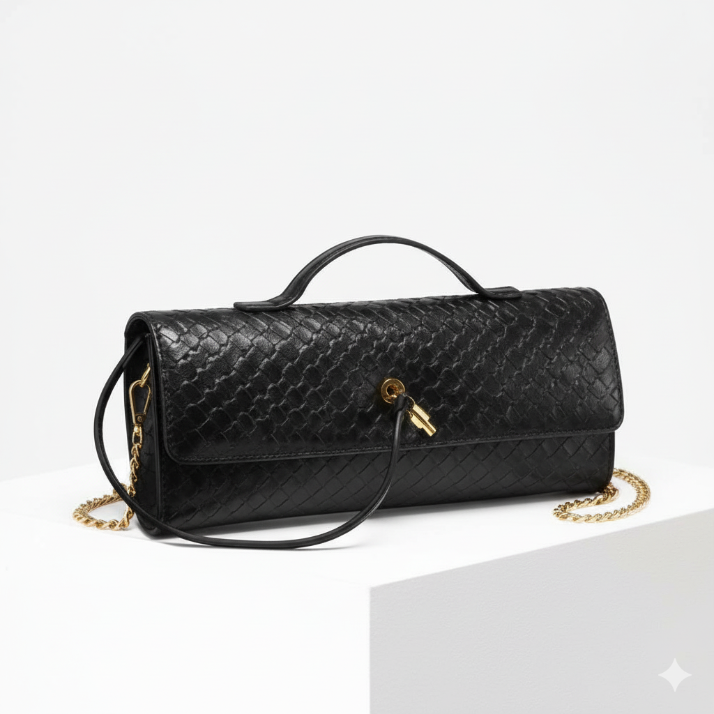 Woven Clutch Handbag