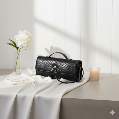 Woven Clutch Handbag