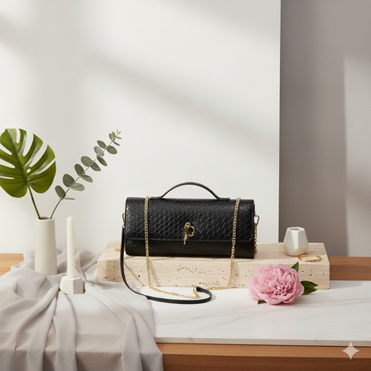 Woven Clutch Handbag