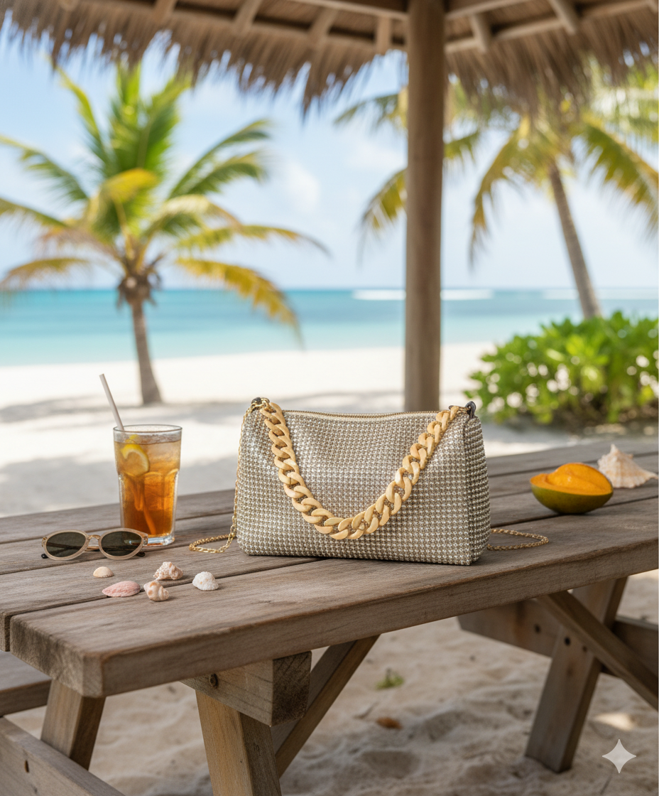 Rhinestone Clutch Bag