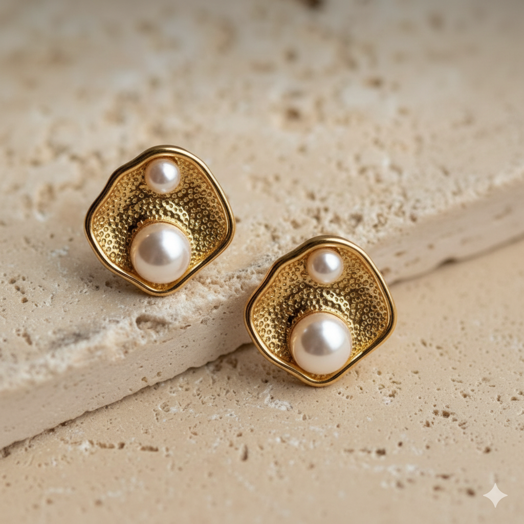 Large Pearl Stud Tops