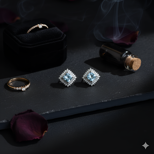 Elegance Square Studs