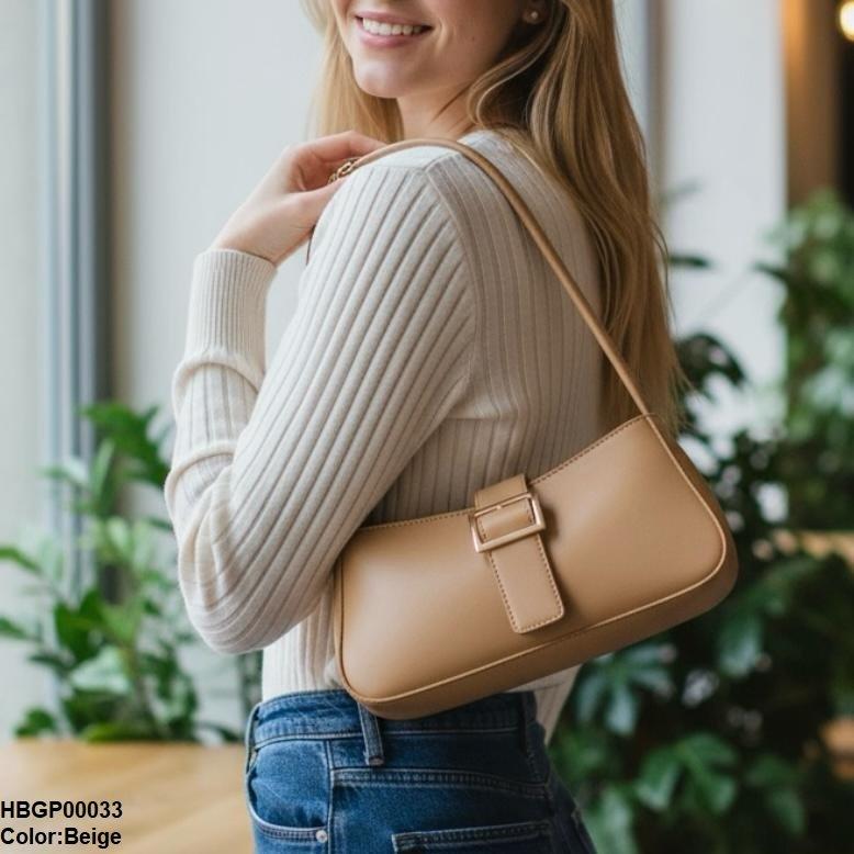 HBGP00033 Midnight Buckle Armpit Ladies Hand Bag