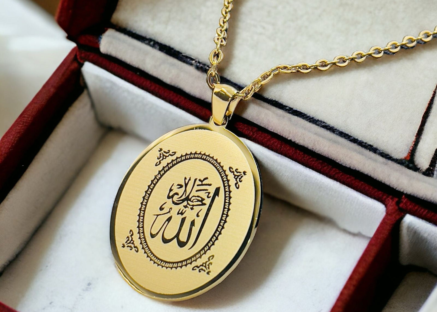 CPSH013 AJX Calligraphy ALLAH Pendant