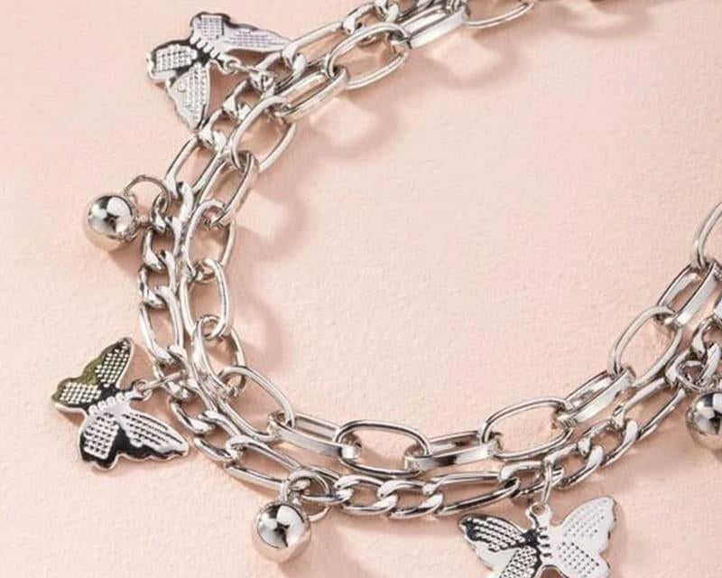 TBCH113 LSH Layer Butterfly Bracelet