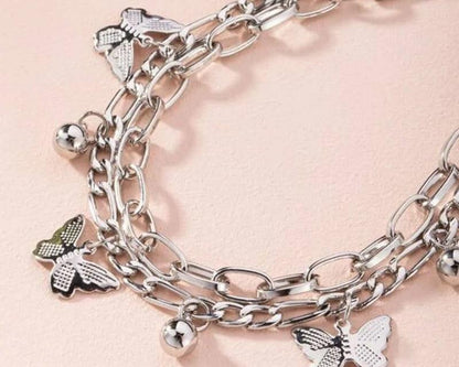 TBCH113 LSH Layer Butterfly Bracelet