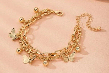 TBCH113 LSH Layer Butterfly Bracelet