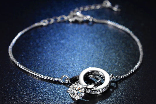 TBCH301 ZFQ Joint Rings Hand Bracelet Adjustable