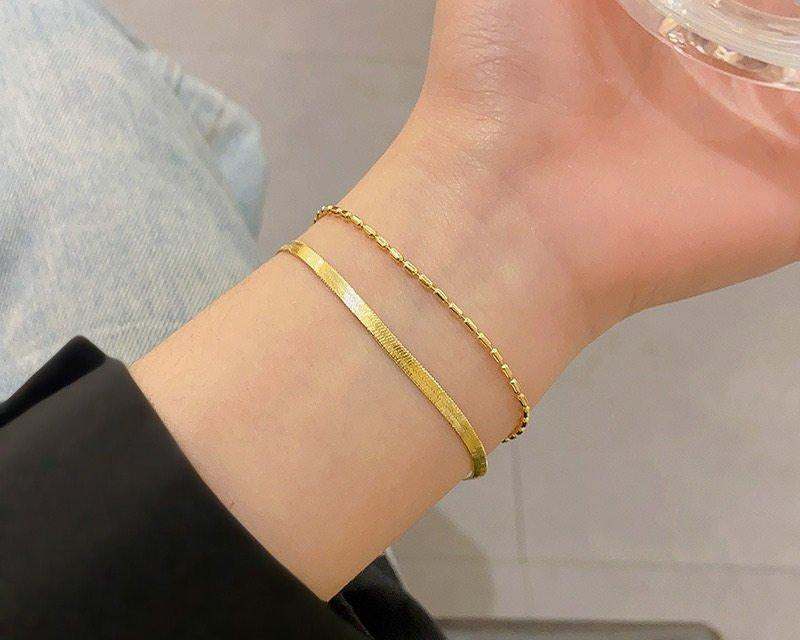 TBCH400 HJF Double Chain Bracelet Adjustable