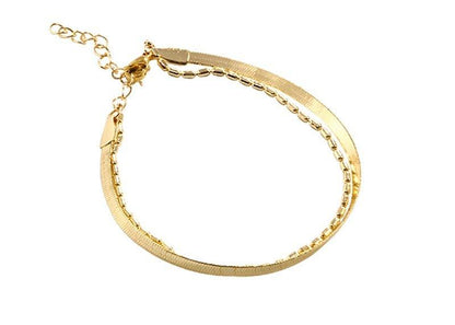 TBCH400 HJF Double Chain Bracelet Adjustable